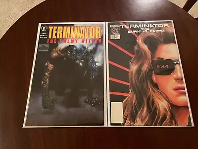 Buy Terminator Enemy Within #1 (Dark Horse 1991) Terminator Burning Earth #2 (1990) • 4.33£