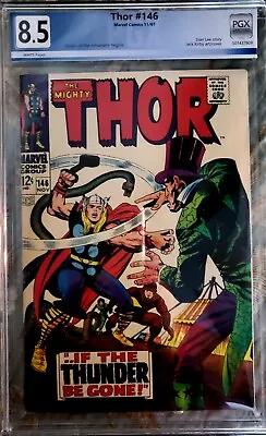 Buy The Mighty Thor #146 Pgx 8.5 Key Origin Inhumans High Grade Kirby Cgc Cbcs Egs • 168.65£