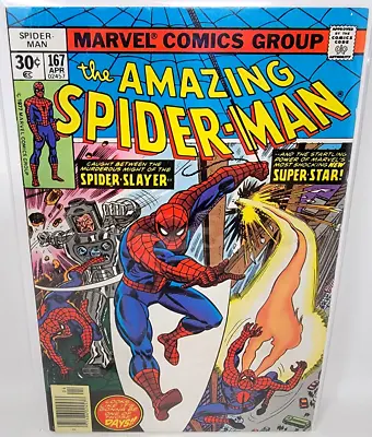 Buy Amazing Spider-man #167 Will-o'-the-wisp 1st Appearance *1977* 7.0 • 15.82£