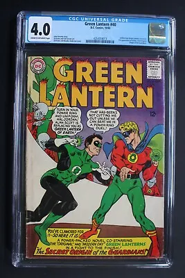 Buy GREEN LANTERN #40 Vs Alan Scott 1965 Origin Guardians 1st CRISIS & KRONA CGC 4.0 • 93.82£