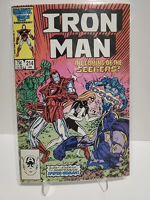 Buy IRON MAN #214 Comic Book 1987 Marvel • 8£