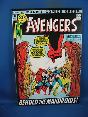 Buy Avengers 94 Nm- Neal Adams 1971 Marvel • 140.75£