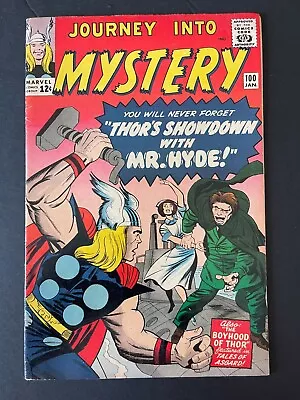Buy Journey Into Mystery #100 - The Master Plan Of Mr. Hyde! (Marvel, 1962) VF- • 189.57£