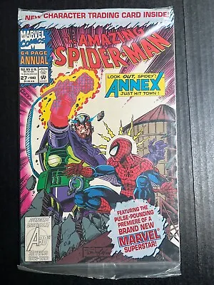 Buy AMAZING SPIDER-MAN Annual #27 1993 Sealed W/ Annex Collectors Card • 16.09£