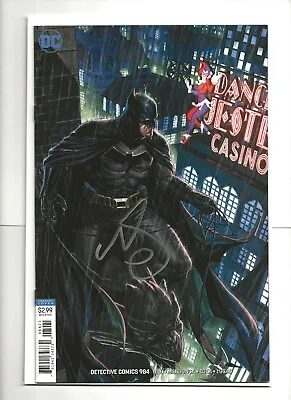 Buy MARK BROOKS SIGNED Batman Detective Comics #984 NM W/ COA Variant Cover DC 2018 • 15.85£