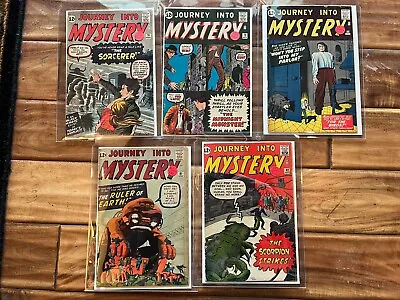 Buy Journey Into Mystery 78 79 80 81 82 G/VG To VG/FN 1962 5 Books Pre-hero • 500.85£