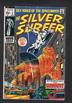 Buy The Silver Surfer #8 3rd App Of Mephisto 1st App Of Ghost Marvel Comics '69 VG • 16.63£