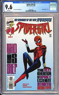 Buy Spider-Girl 0 CGC 9.6 1998 4300970007 Reprints What If... #105 Who Is She • 55.33£