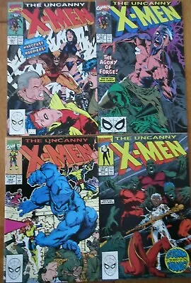 Buy The Uncanny X-Men #261 #263 #264 #265 Marvel 1990 Comic Books • 12.78£