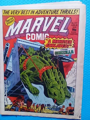 Buy Marvel Comic #347 - UK Weekly - 1979 - VERY FINE CONDITION - FIRST PRINTING • 3.99£