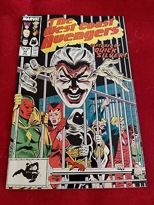 Buy Marvels The West Coast Avengers #34 1988 • 6£