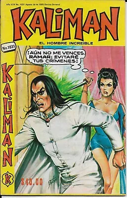 Buy Kaliman El Hombre Increible #1031 - Agosto 30, 1985 - Mexico • 12.61£