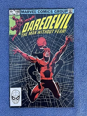 Buy DAREDEVIL #188 (Marvel, 1982) Frank Miller & Klaus Janson ~ Black Widow • 7.87£