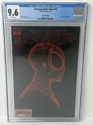 Buy Amazing Spider-Man #55 CGC 9.6 Marvel 2021 Patrick Gleason 2nd Print Webhead • 31.59£