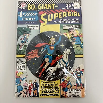 Buy Action Comics #334 Very Nice 80 Page Giant Supergirl Superman DC 1966  VF • 40.18£