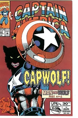 Buy CAPTAIN AMERICA #405 (1992) 1st APPEARANCE OF CAPWOLF (Man And Wolf Part 4 Of 6) • 9.46£