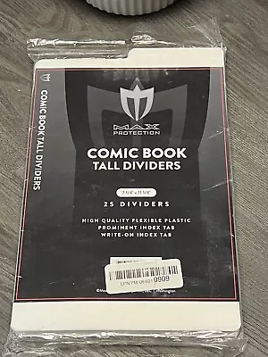 Buy Comic Book Tall Dividers 25Pack Index Tabs • 20.84£