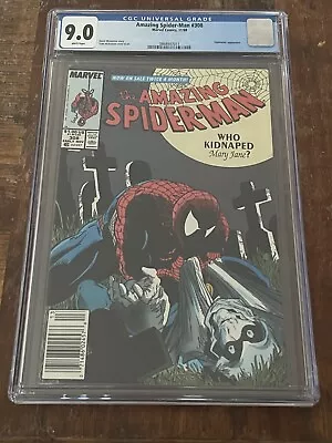 Buy Amazing Spider-Man #308 11/88 CGC 9.0 WHITE Pages NEWS STAND • 47.44£