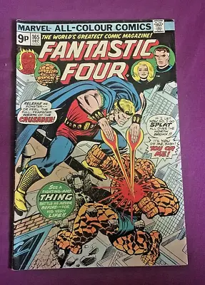 Buy Free P & P; Fantastic Four # 165, Dec 1975: The Fate Of The Crusader! • 5.99£