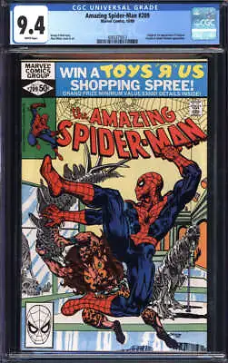 Buy Amazing Spider-man #209 Cgc 9.4 White Pages // 1st Appearance Calypso 1980 • 63.22£