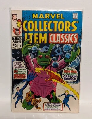 Buy MARVEL COLLECTORS' ITEM CLASSICS #18 Vintage Marvel Comic 1968 Fantastic Four • 6.99£