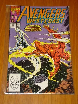 Buy West Coast Avengers #63 Vol 1 Marvel Comic October 1990 • 6.99£