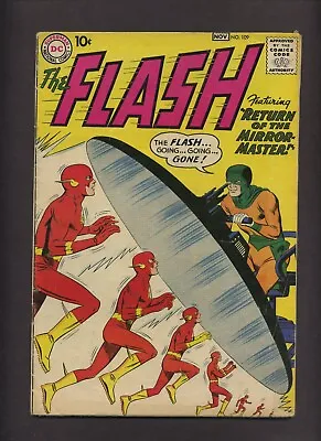 Buy Flash 109 VG- Carmine Infantino! 2nd MIRROR MASTER! 1959 DC Comics R399 • 127.92£