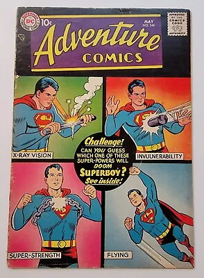 Buy ADVENTURE COMICS # 248 VG- SUPERBOY, GREEN ARROW & AQUAMAN 1958 Early Silver Age • 30.83£