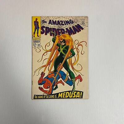 Buy Amazing Spider-Man #62 1968 FN Cent Copy 1st Meeting Of Medusa • 120£