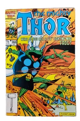 Buy The Mighty THOR #366 APR 1985 25TH ANNIVERSARY ISSUE • 3.17£
