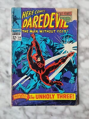 Buy Daredevil #39 - 1st App. Of The Exterminator - Marvel Comics 1968 *DMG* • 4.83£