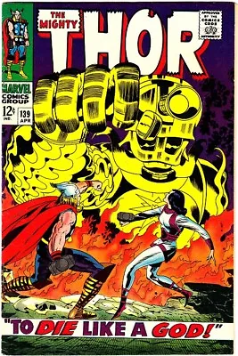Buy THOR #139 FN Stan Lee/Jack Kirby  To Die Like A God  1967 Ulik App. • 19.97£