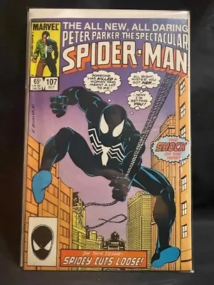 Buy Spectacular Spider-Man #107 Death Of Jean DeWolff 1st SinEater (8.5) Marvel 1985 • 17.39£