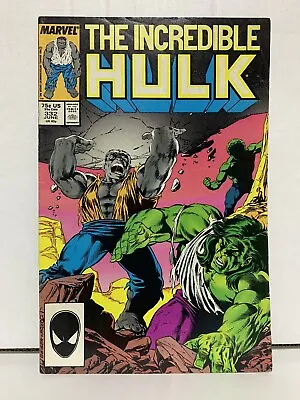 Buy INCREDIBLE HULK #332 (1987) Gray Hulk Peter David EARLY Todd McFarlane Interior • 9.48£