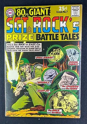 Buy 80-Page Giant (1964) #7 FN- (5.5) Sgt. Rock's Prize Battle Tales Joe Kubert • 63.22£
