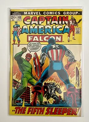 Buy Captain America #148  The Big Sleep  Free Shipping! Marvel Comics - Bronze 1972 • 7.17£
