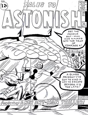 Buy Tales To Astonish # 36 3rd Ant-man Cover Recreation Original Comic Art • 31.97£