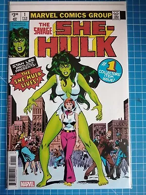 Buy THE SAVAGE SHE-HULK #1 Buscema & Lee - Facsimile Reprint Marvel Comics 2023 • 8.50£