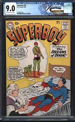 Buy D.C Comics Superboy 83 9/60 FANTAST CGC 9.0 Off White To White Pages • 861.76£