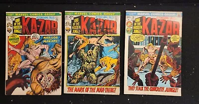 Buy Astonishing Tales #11 + 13 + 15 (Marvel Comics 1972) AVG G Ka-Zar/ Man-Thing • 27.81£