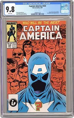 Buy Captain America #333D CGC 9.8 1987 3889977018 • 175.82£
