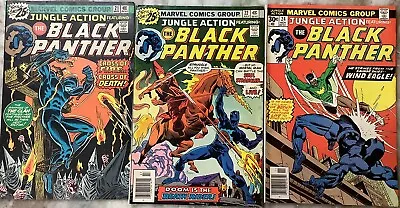 Buy Jungle Action & Black Panther #21 #22 #24 Marvel 1976 Comic Book • 31.71£