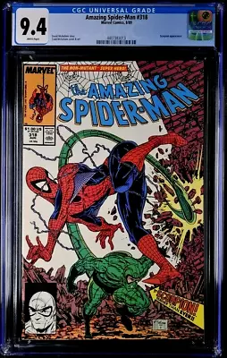 Buy Amazing Spider-Man 318 CGC 9.4 NM  White Pages • 43.68£
