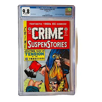 Buy Crime Suspenstories #22 CGC 9.8 Universal Classic Decapitation Axe Cover RARE • 394.18£