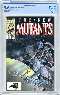 Buy The New Mutants  #63  CBCS  9.6  NM+   Off-white To White Pgs 5/88  Kitty Pryde  • 51.39£