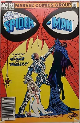 Buy Spectacular Spider-Man #70 (Peter Parker) (1982) Newsstand Variant VF/NM • 38.59£