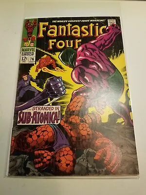 Buy Fantastic Four #76 Marvel 1968 Stan Lee & Jack Kirby! Silver Surfer & Galactus! • 23.74£
