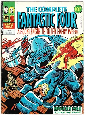 Buy The Complete Fantastic Four Comic #3 12th October 1977 Marvel UK - Combined P&P • 1.25£