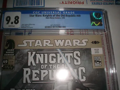 Buy Star Wars Knights Of The Old Republic #49 Cgc 9.8 Zayne Carrick Mandalorian • 79.50£