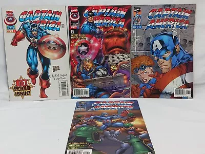 Buy Captain America #1,6,8 & 9 Comic Book Lot Of 4 (1996-1997, Marvel) • 22.34£